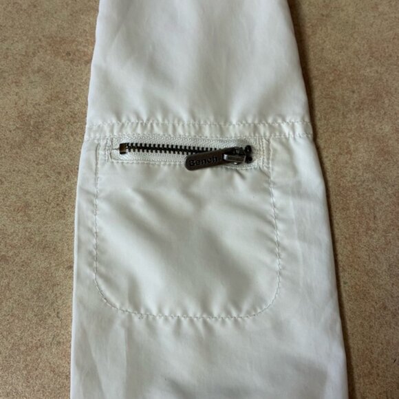 Bench White Lightweight Windbreaker Jacket - Picture 8 of 14